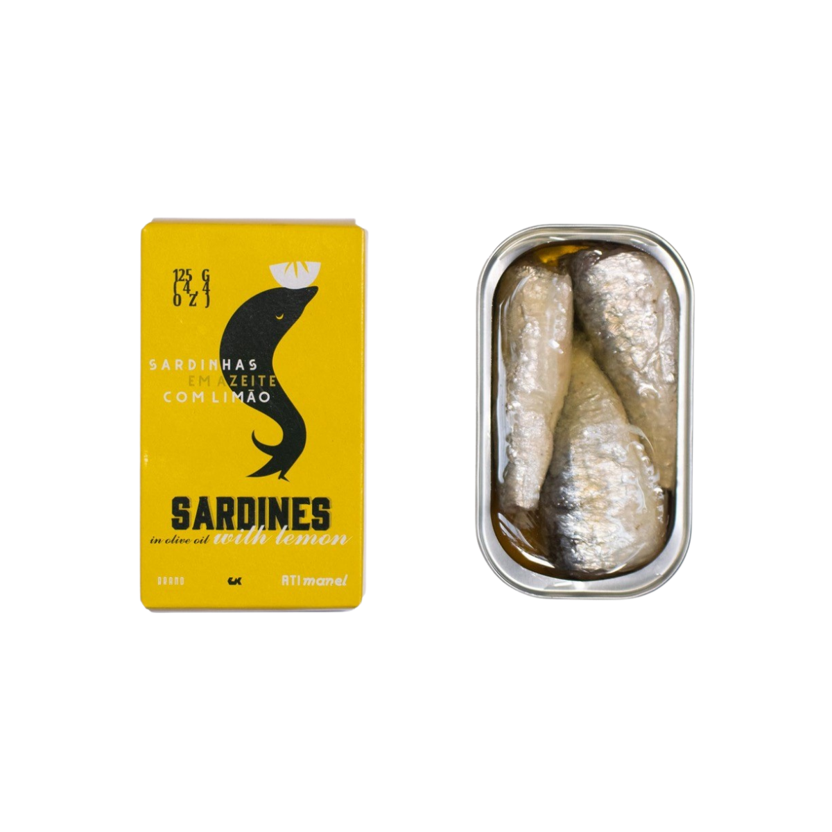 Sardines in Olive Oil with Lemon