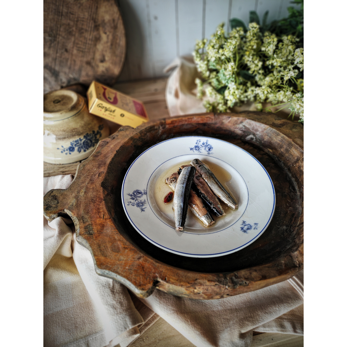 Spiced Garfish in Olive Oil