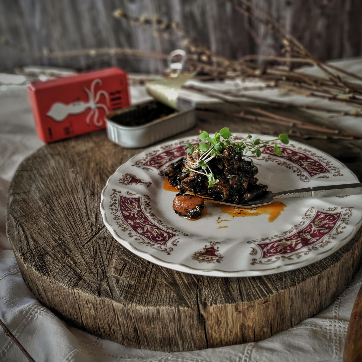 Bläckfiskar i bläck