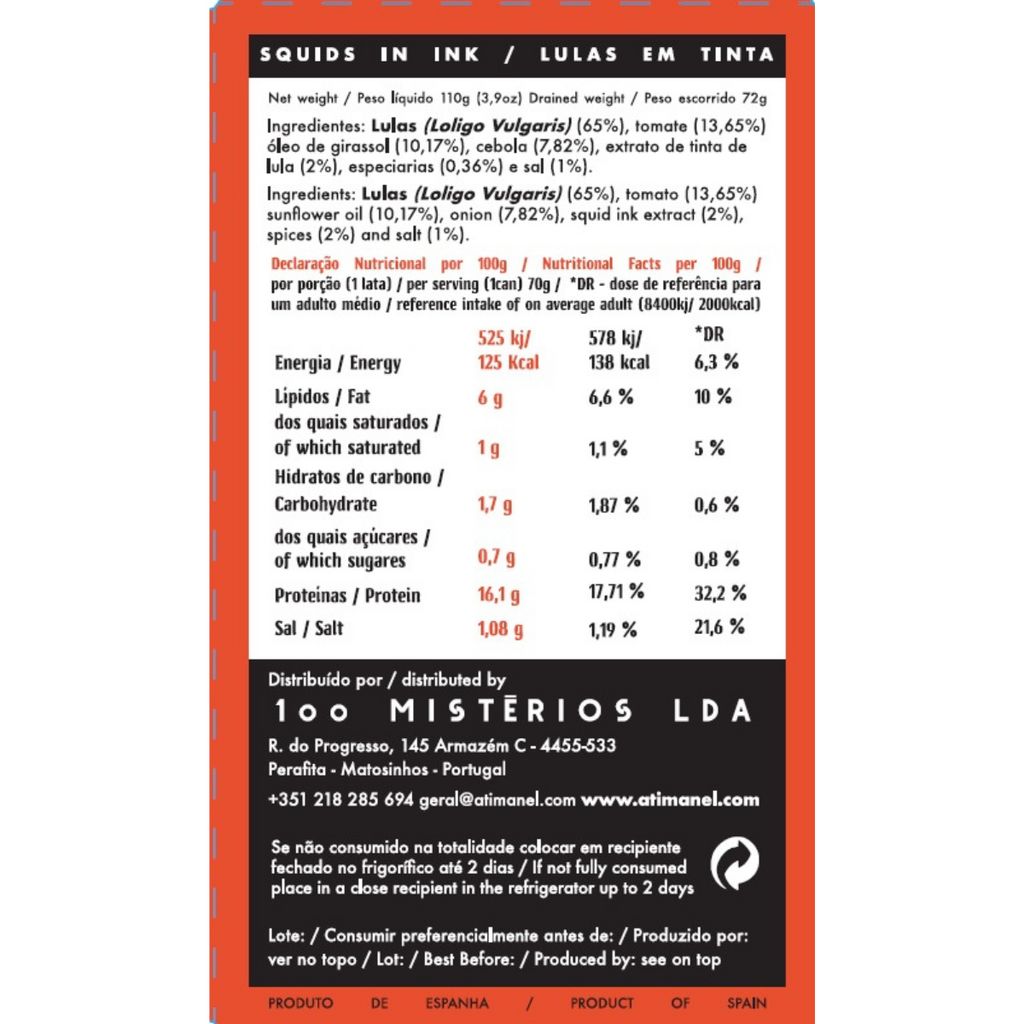 Bläckfiskar i bläck