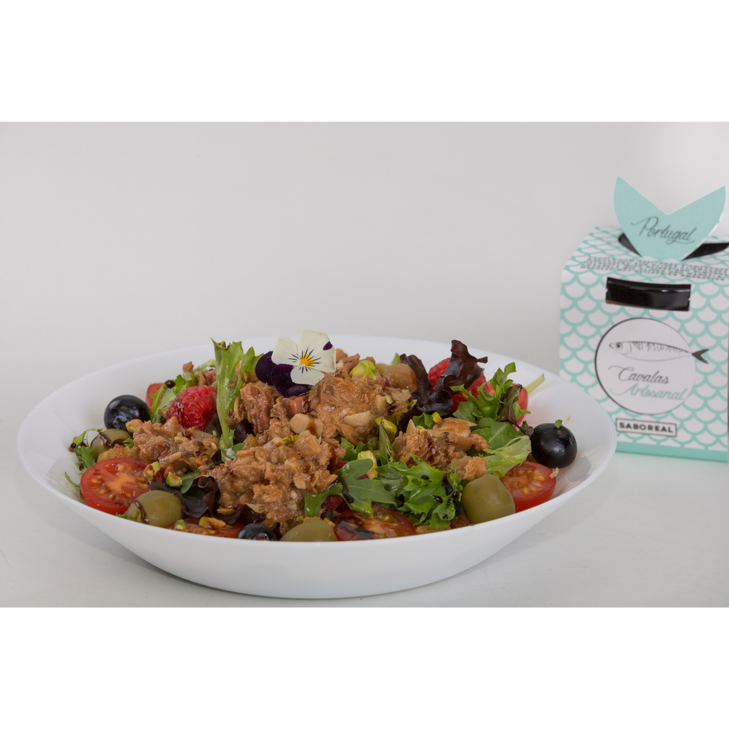 Mackerel with Olives and Almonds