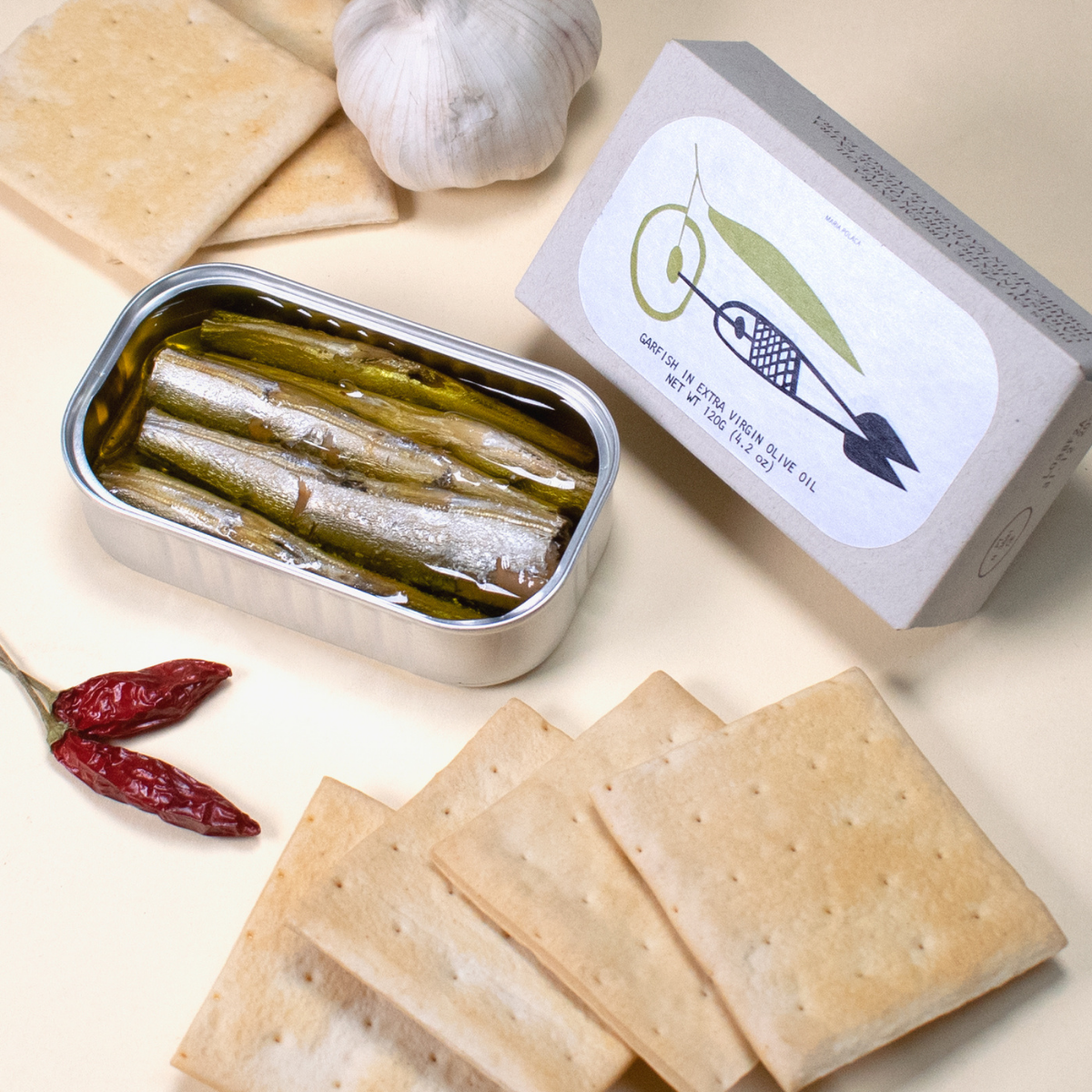 Garfish in Extra Virgin Olive Oil