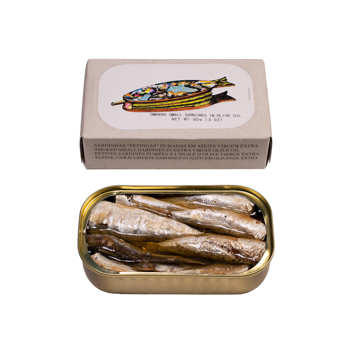 Smoked Small Sardines in Extra Virgin Olive Oil