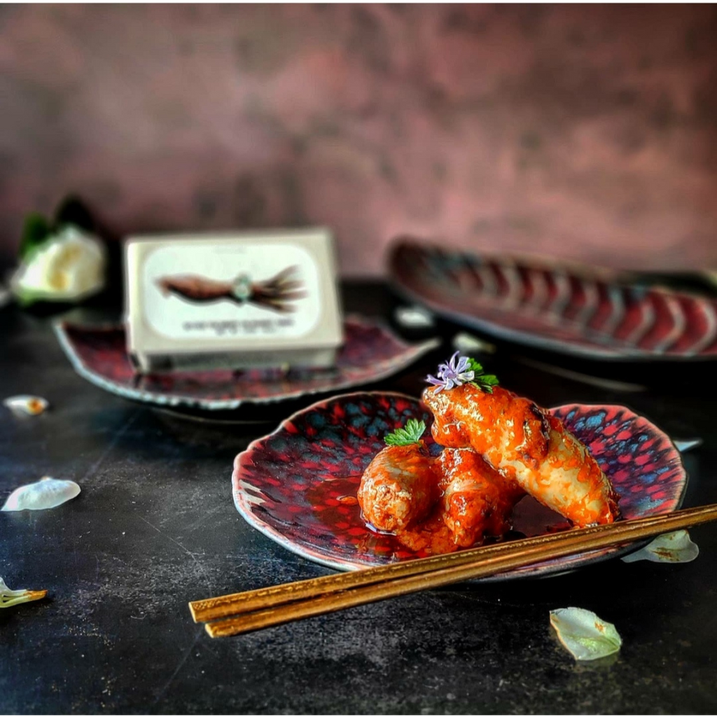 Kryddad bläckfisk i Ragoutsås