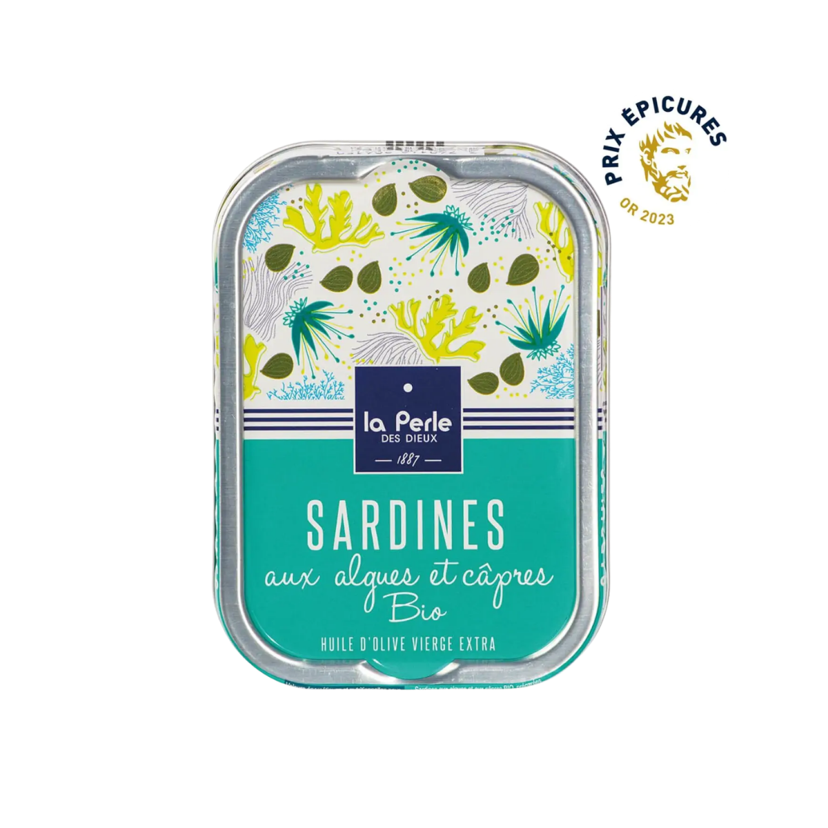 Sardiner med ekologiska alger och kapris