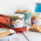 Rillettes på pilgrimsmussla med fleur de sel från Noirmoutier