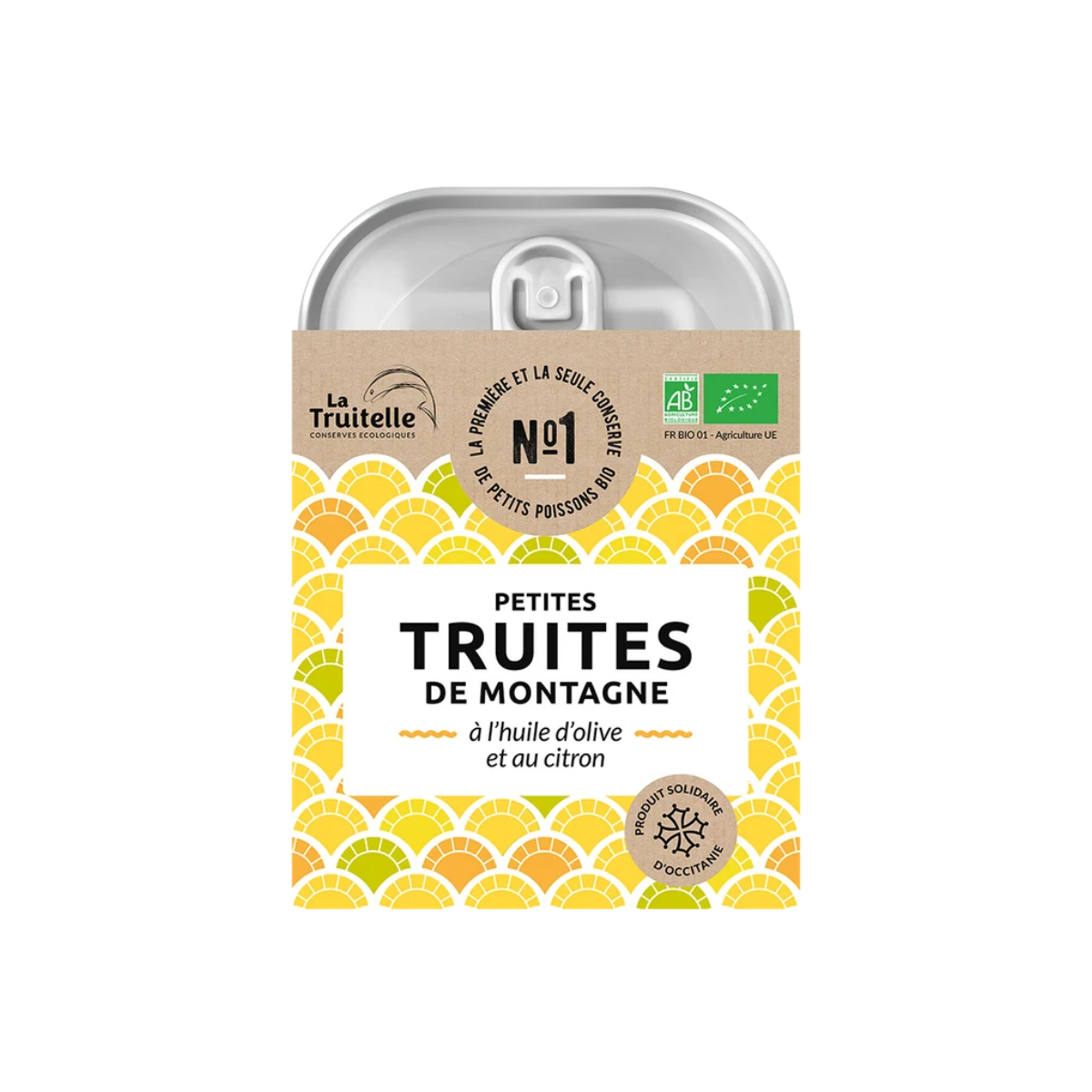 Ekologisk bergsöring i extra jungfruolivolja med citron