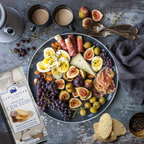 Handgjorda veganska kex med havssalt från Guérande (Frankrike) och olivolja