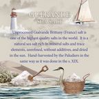 Handgjorda veganska kex med havssalt från Guérande (Frankrike) och olivolja