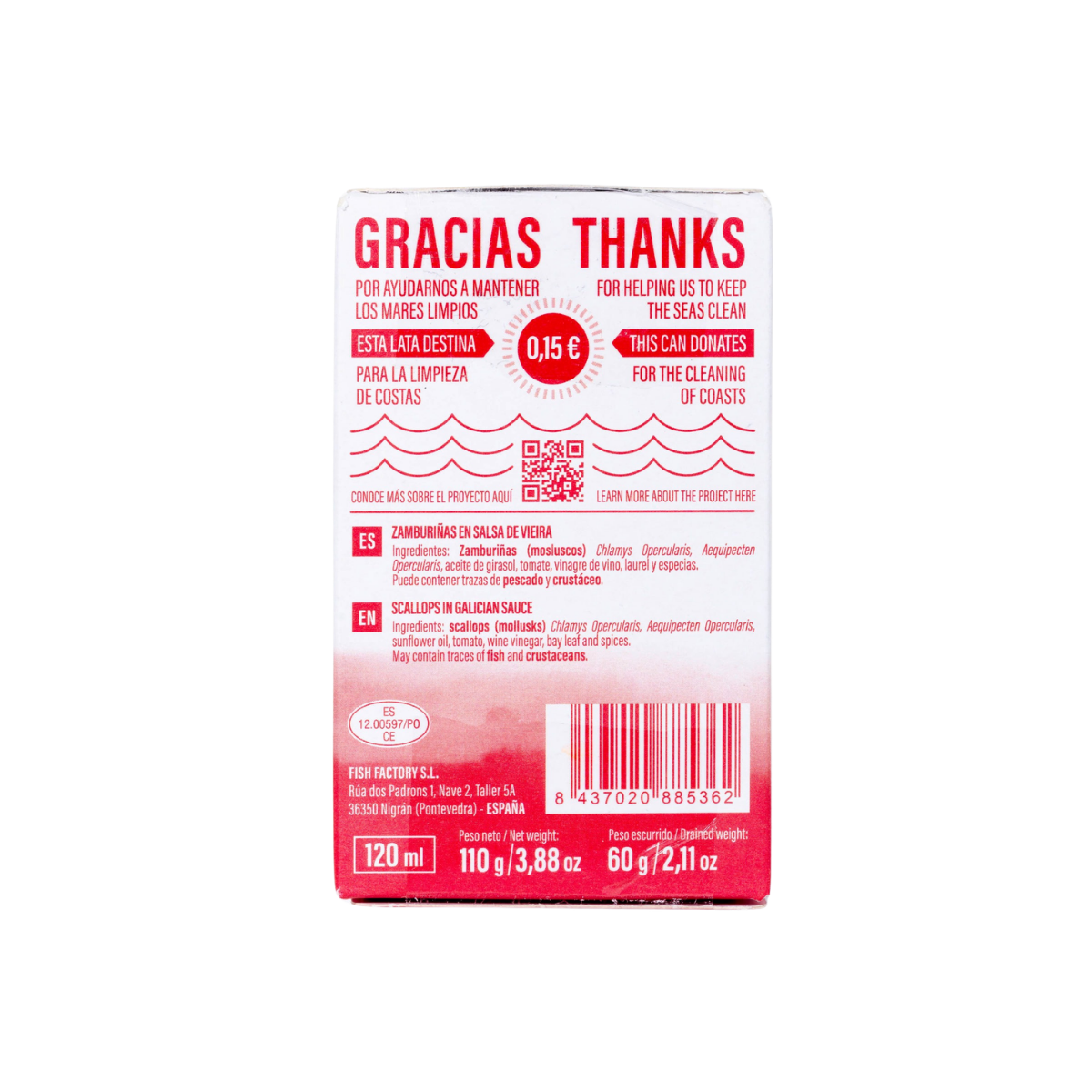 Zamburiñas i galicisk sås