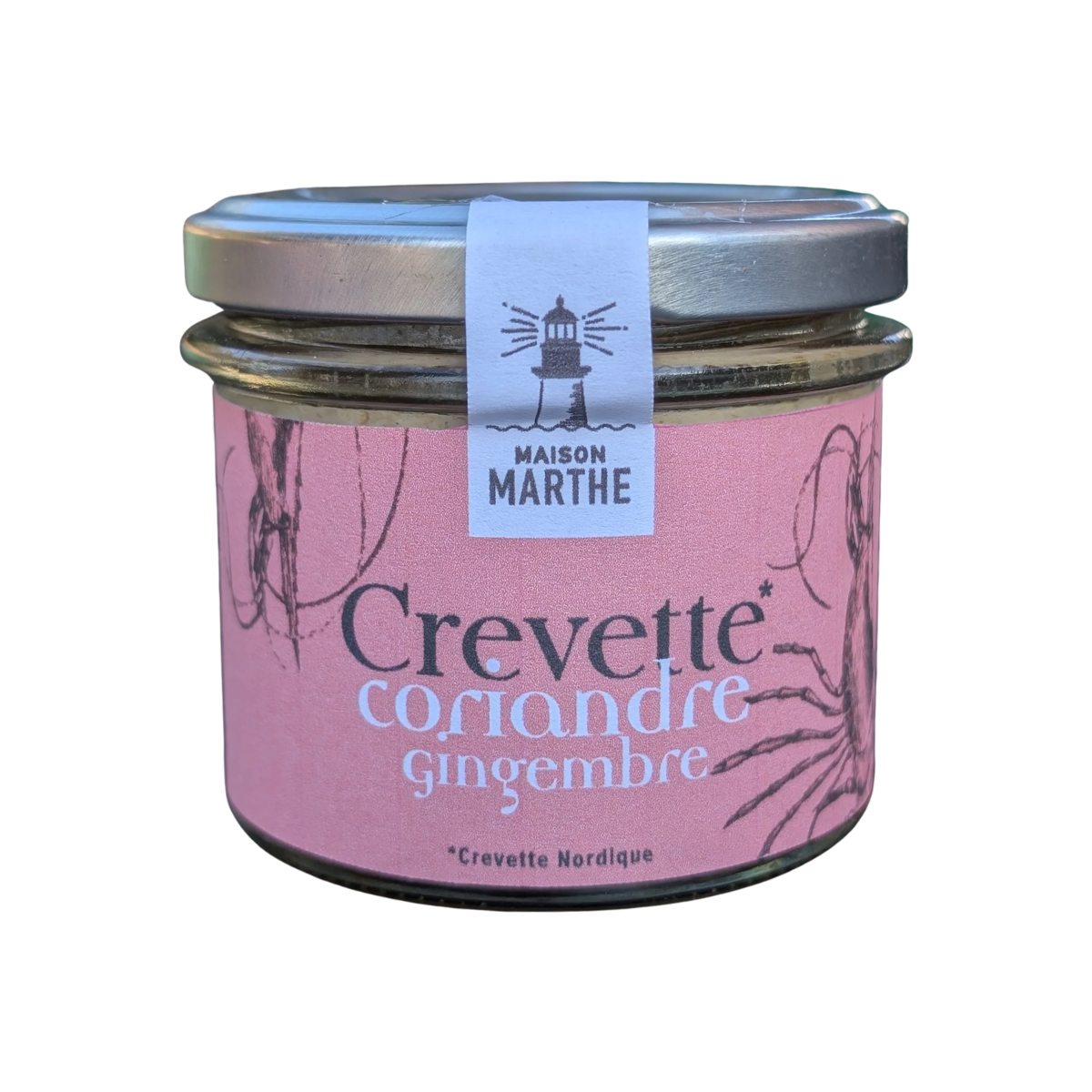 Koriander- och ingefärsräkor