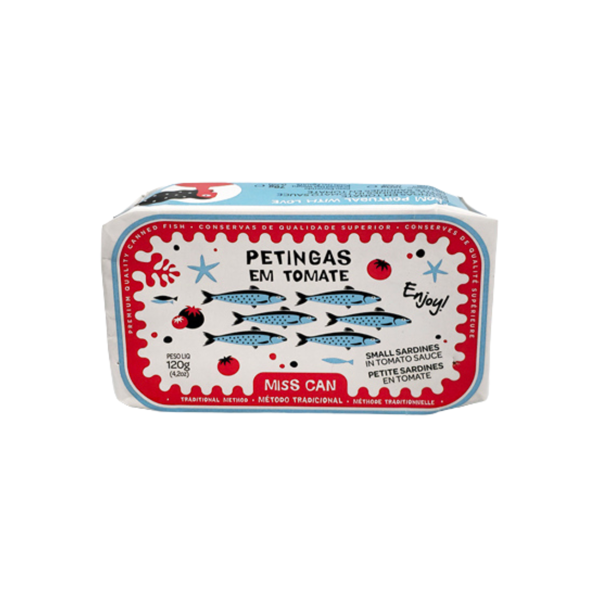 Små sardiner i tomatsås