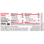 Små sardiner i tomatsås