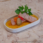Tuna Fillets in Spicy Olive Oil with Pickles