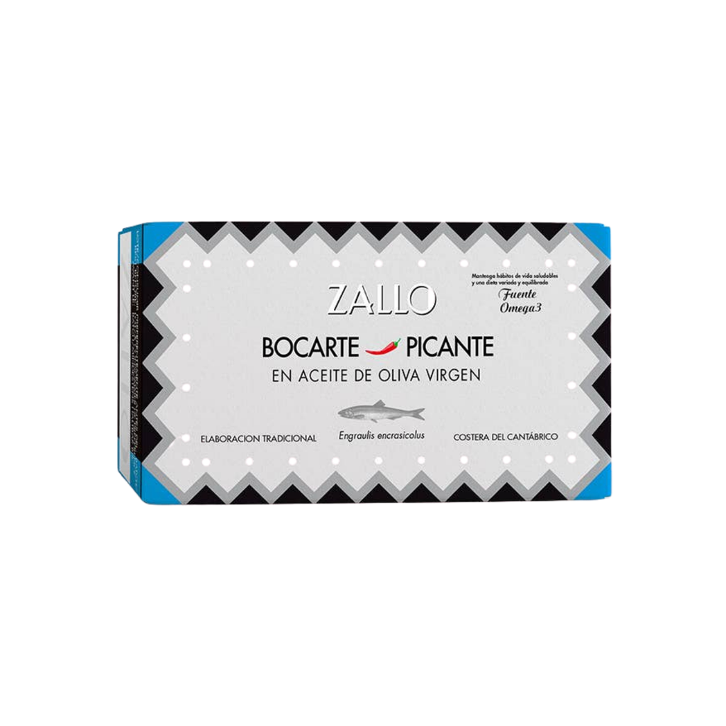 Kryddiga Bocarte-ansjovisfiléer i olivolja
